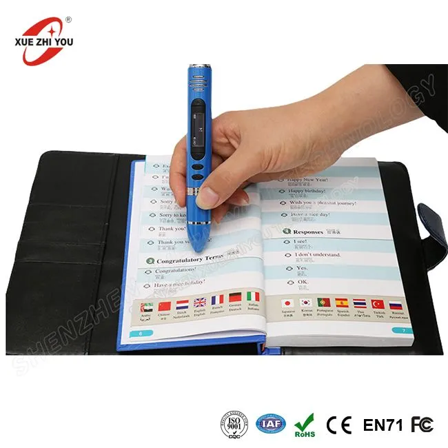 Лучший подарок для детей Рождество и образование Магия Говорящие книги Pen Reader и сканер